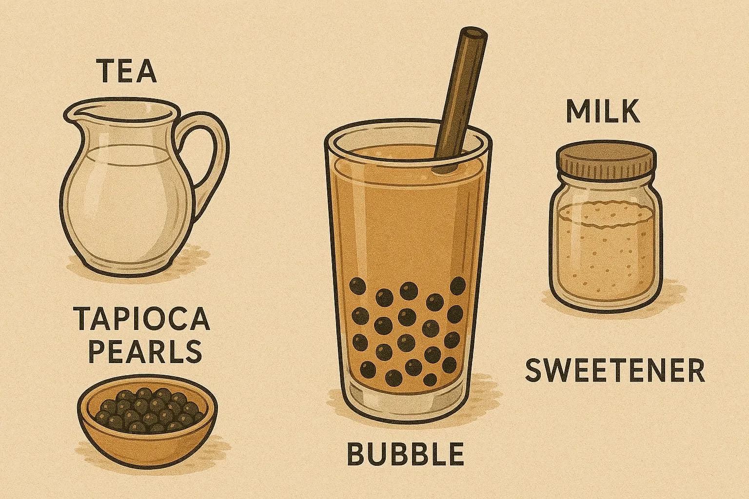 What is boba tea made of?