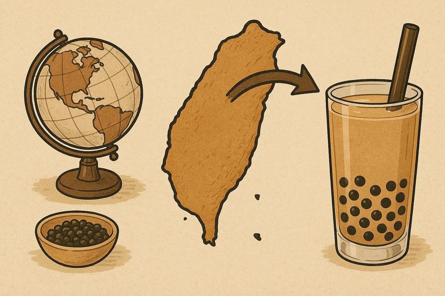 Where is boba tea from?