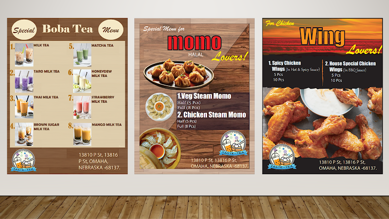 TASTE-TEA MOMOS & BOBA TEA